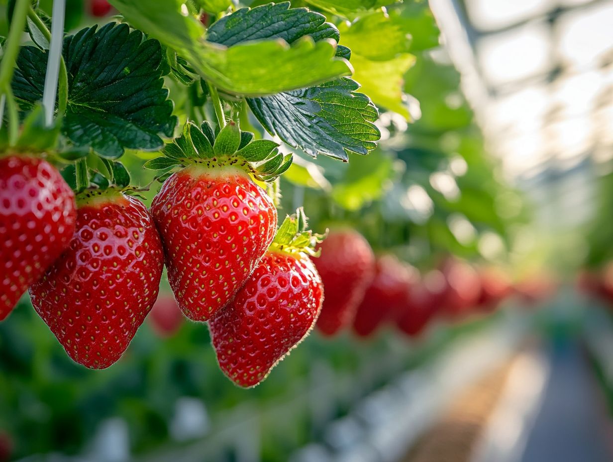 Illustration of Key Takeaways for Hydroponic Strawberry Systems