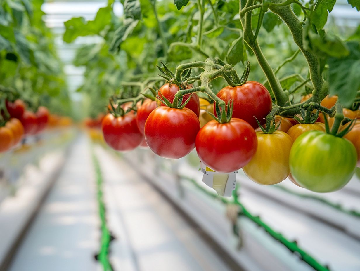 An assortment of the 5 best tomatoes for hydroponic growing