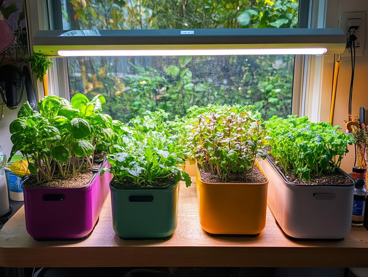 4. Hydroponic Balcony Garden