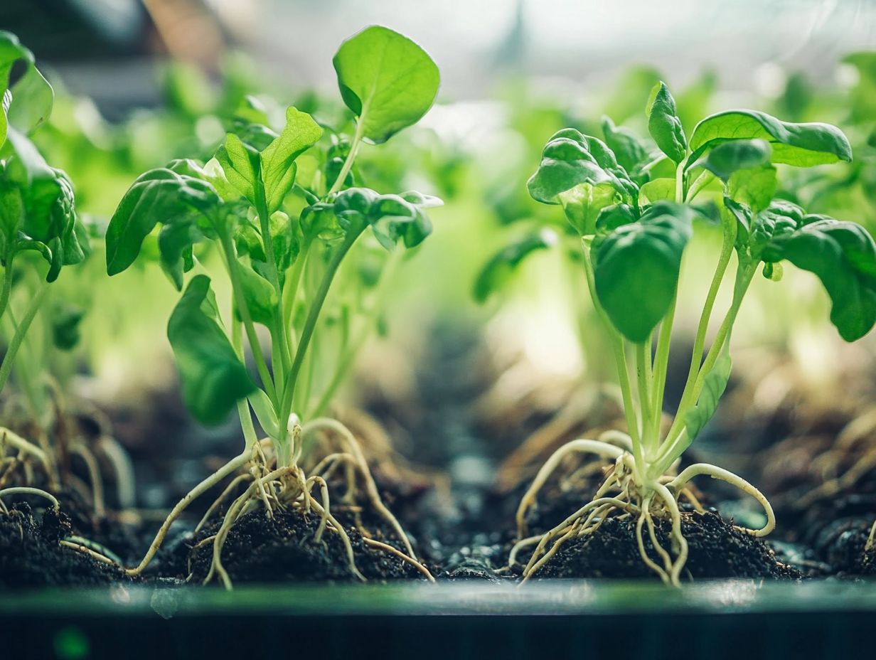 A visual guide on the 5 key indicators of hydroponic plant health.