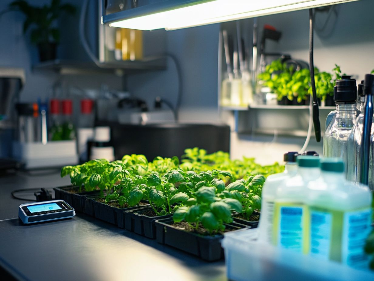 Monitoring Temperature and Humidity for Healthy Hydroponic Plants