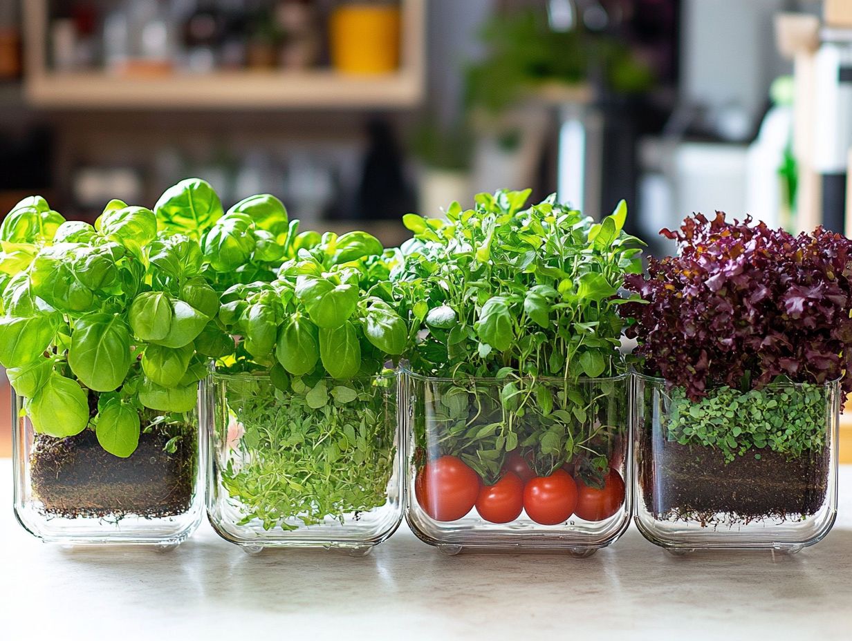 Why are microgreens a popular choice for hydroponic enthusiasts?