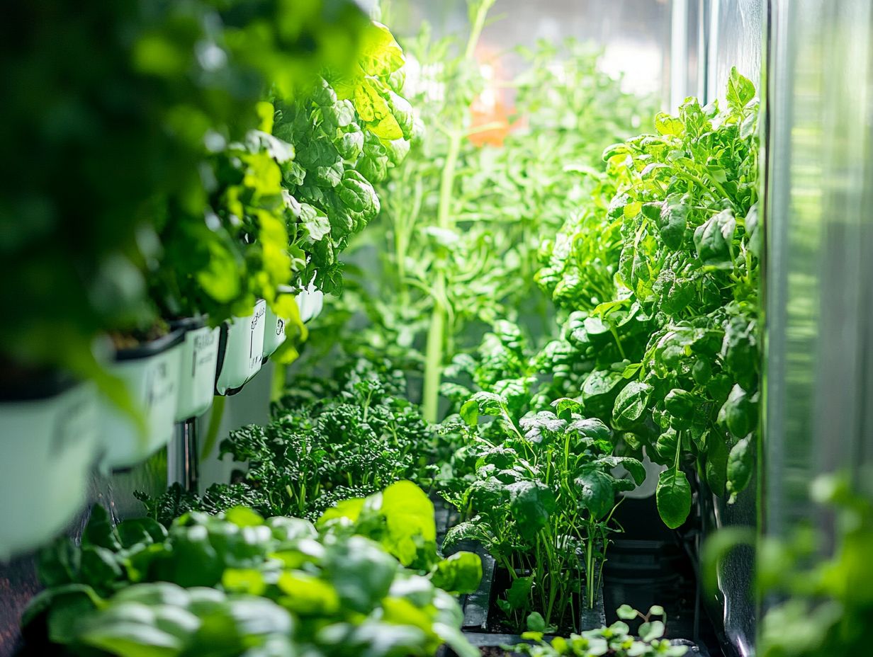 Image illustrating the importance of controlling temperature and humidity in hydroponic gardening.