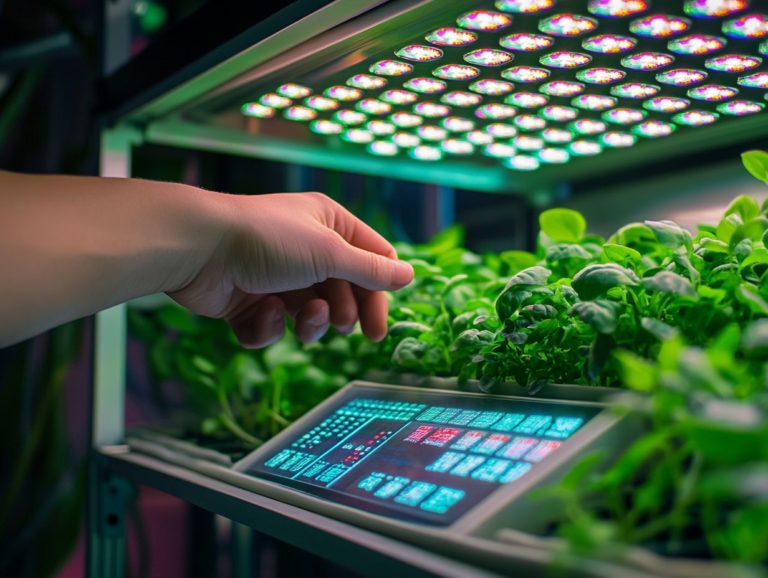 Adjusting Light Intensity in Hydroponics