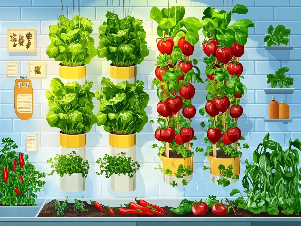 An infographic explaining frequently asked questions about hydroponic varieties for summer harvesting