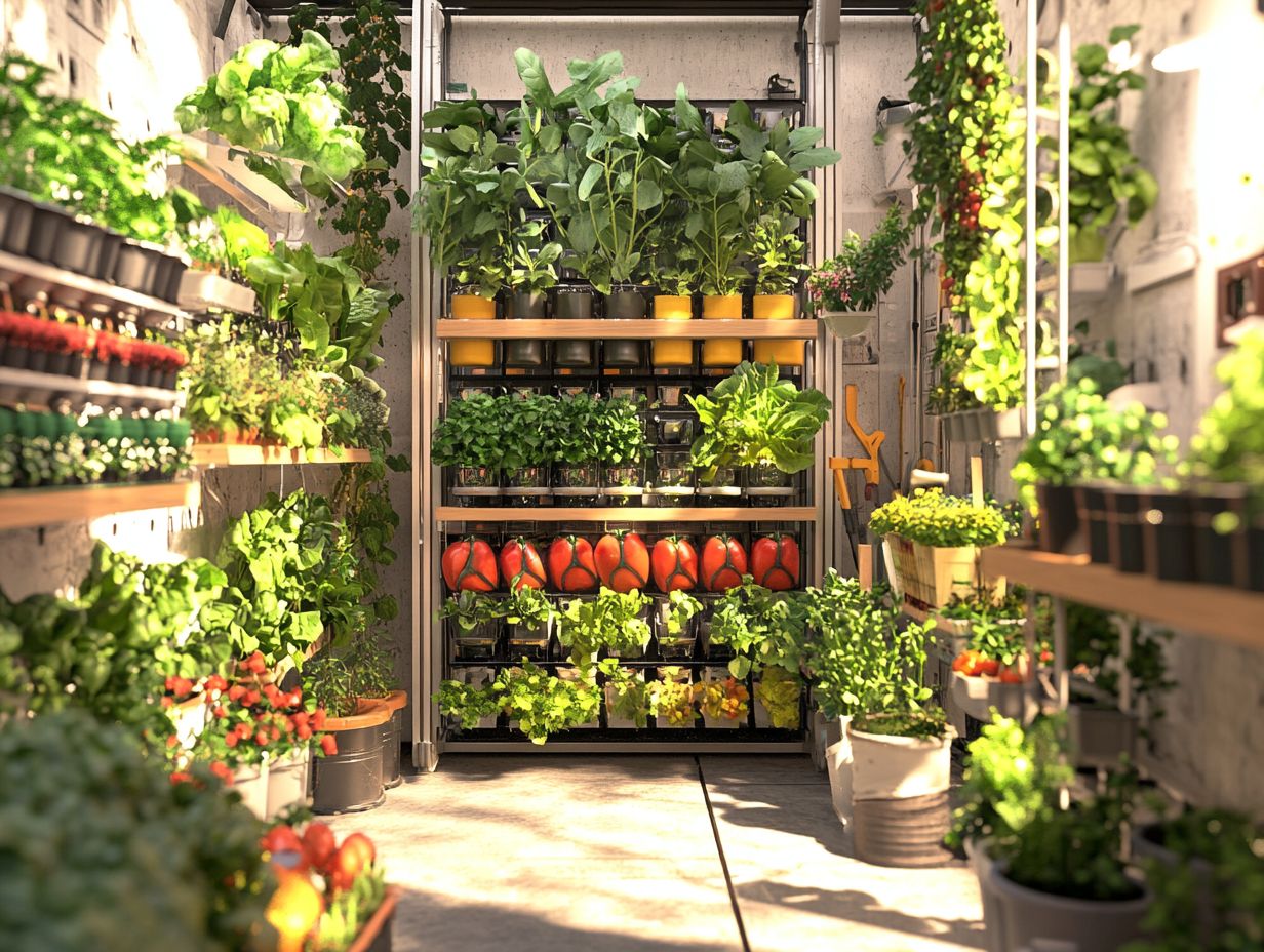 A visual guide to the top hydroponic varieties for summer harvesting, featuring vibrant plants