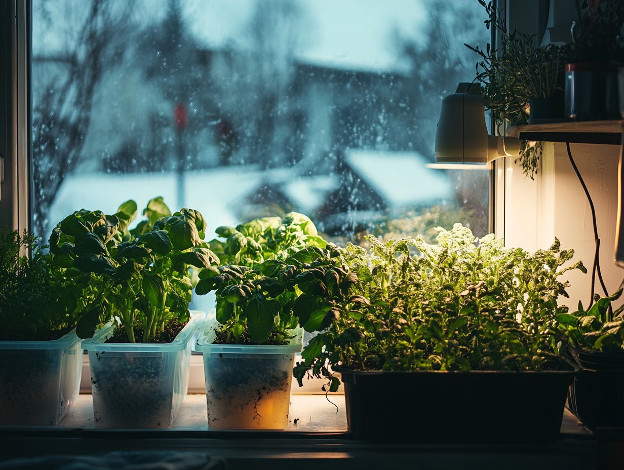 What are the best plants to grow hydroponically in winter?