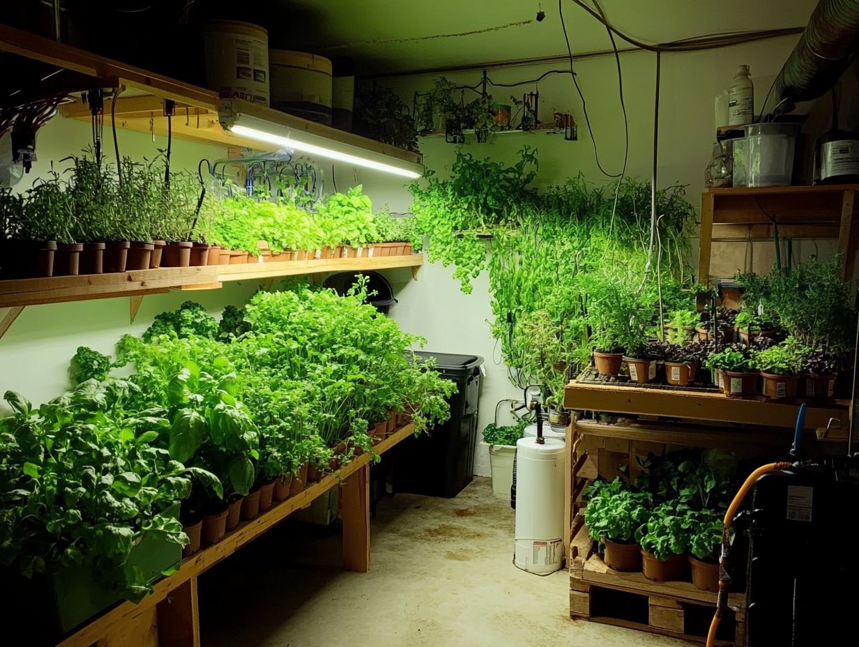 What is a hydroponic garden?