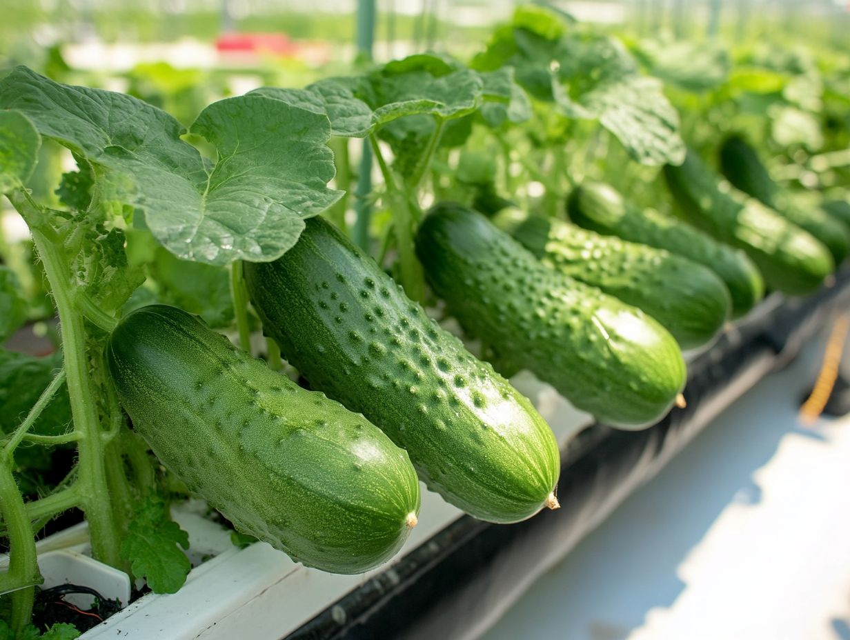 What factors should I consider when choosing a cucumber variety for hydroponics?