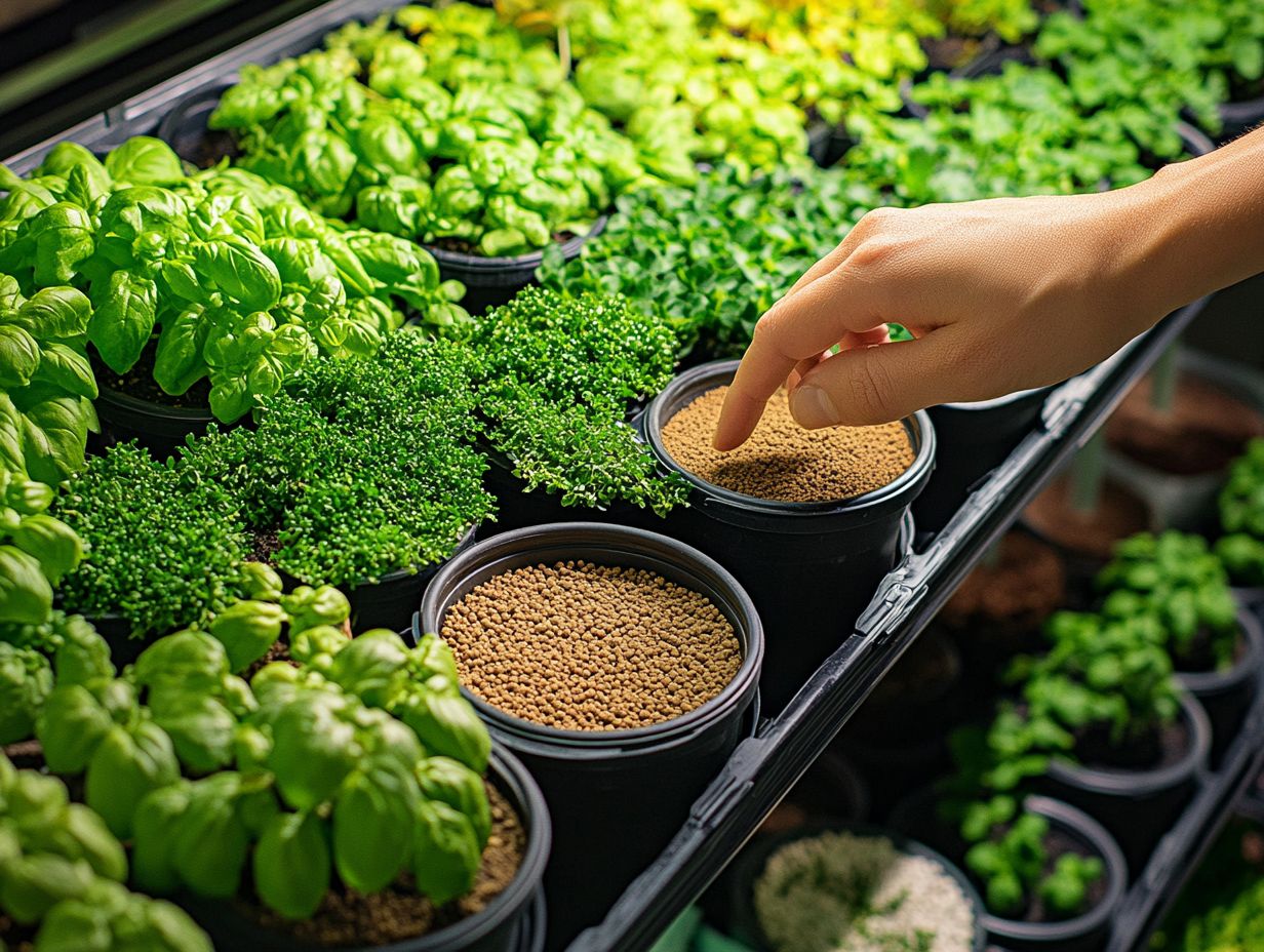 A visual representation of hydroponics, emphasizing the importance of choosing the right medium.