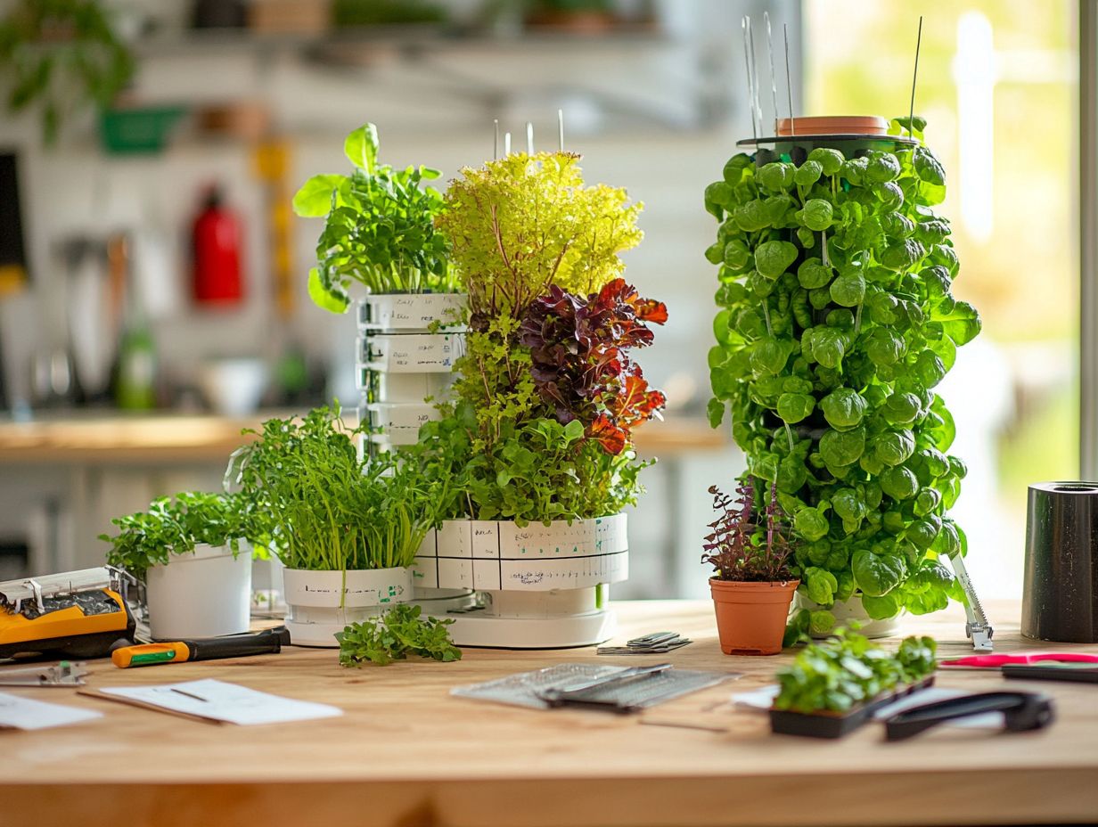 Different types of DIY hydroponic systems