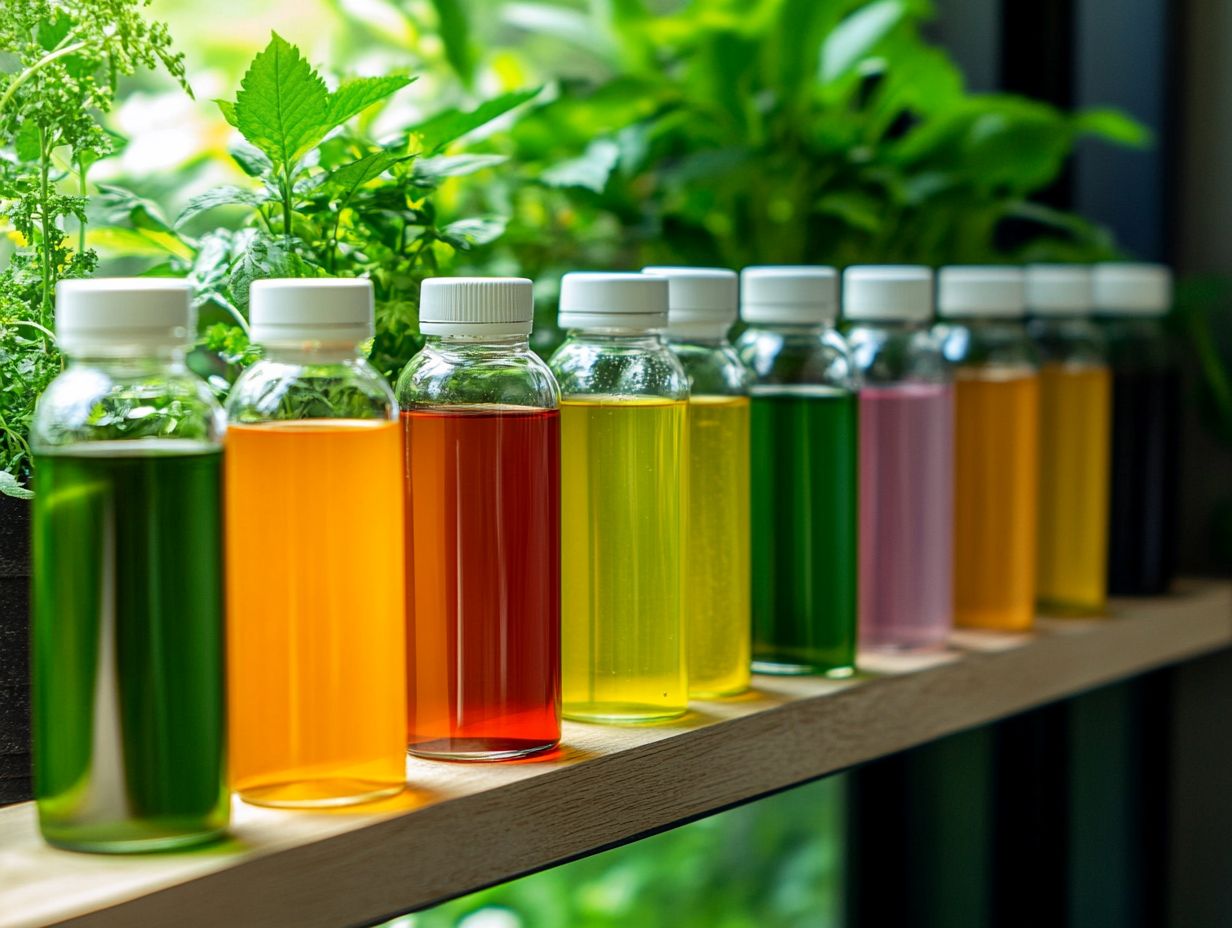 A vibrant hydroponic garden showcasing the benefits of nutrient additives