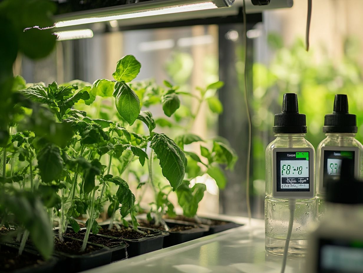 Image showing how often to check the pH levels in a hydroponic system