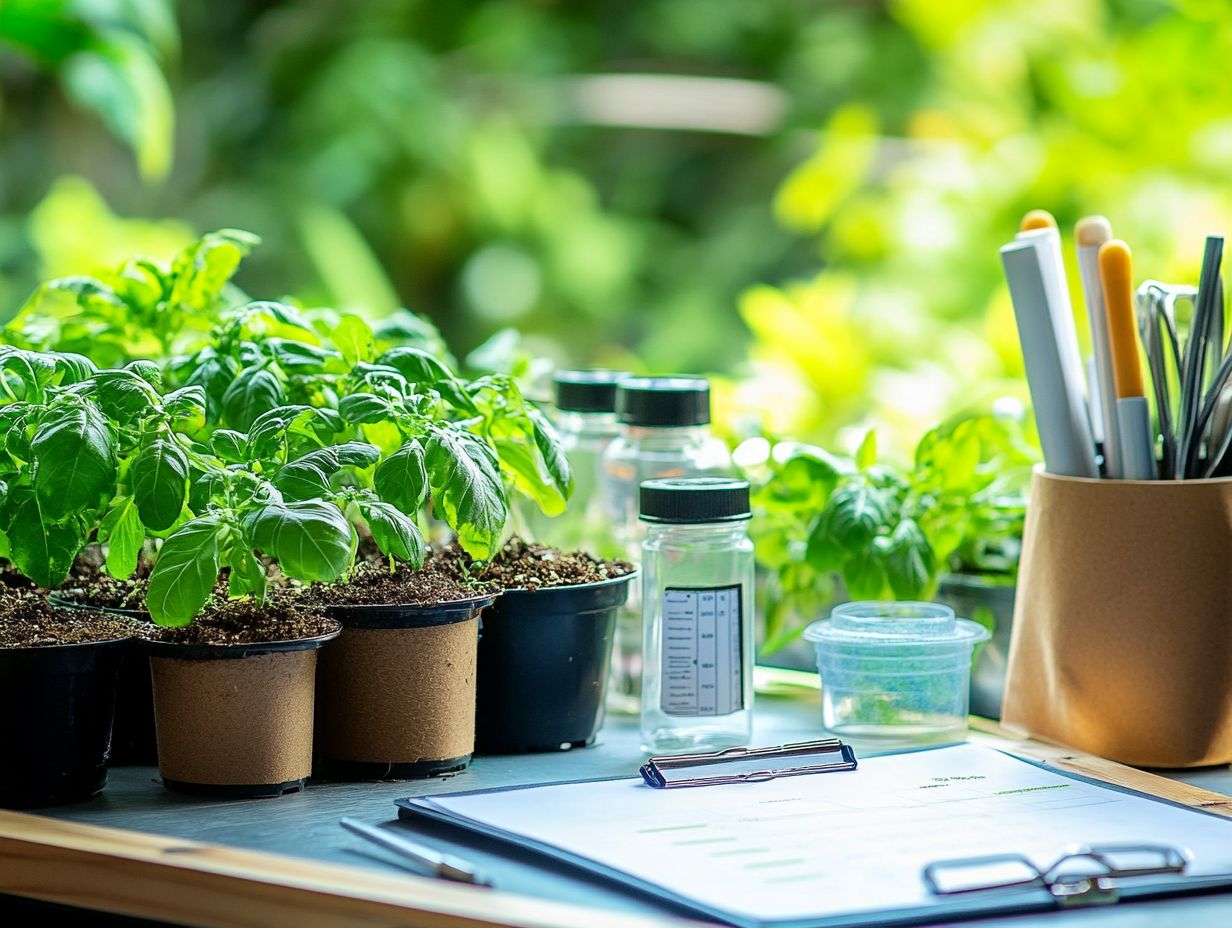 Diagram illustrating key factors for creating a nutrient schedule in hydroponics