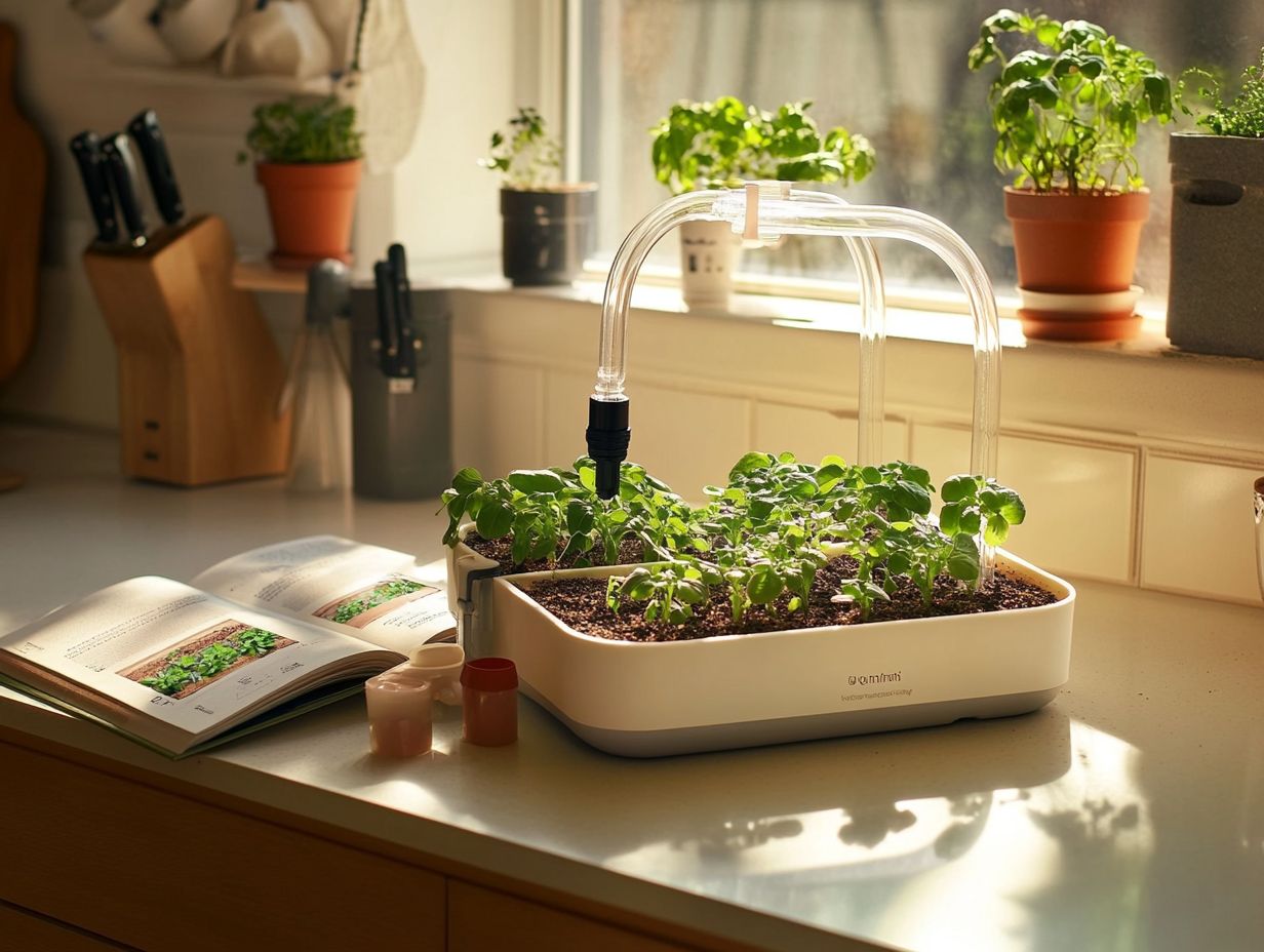 Diagram of a DIY Hydroponic System Maintenance