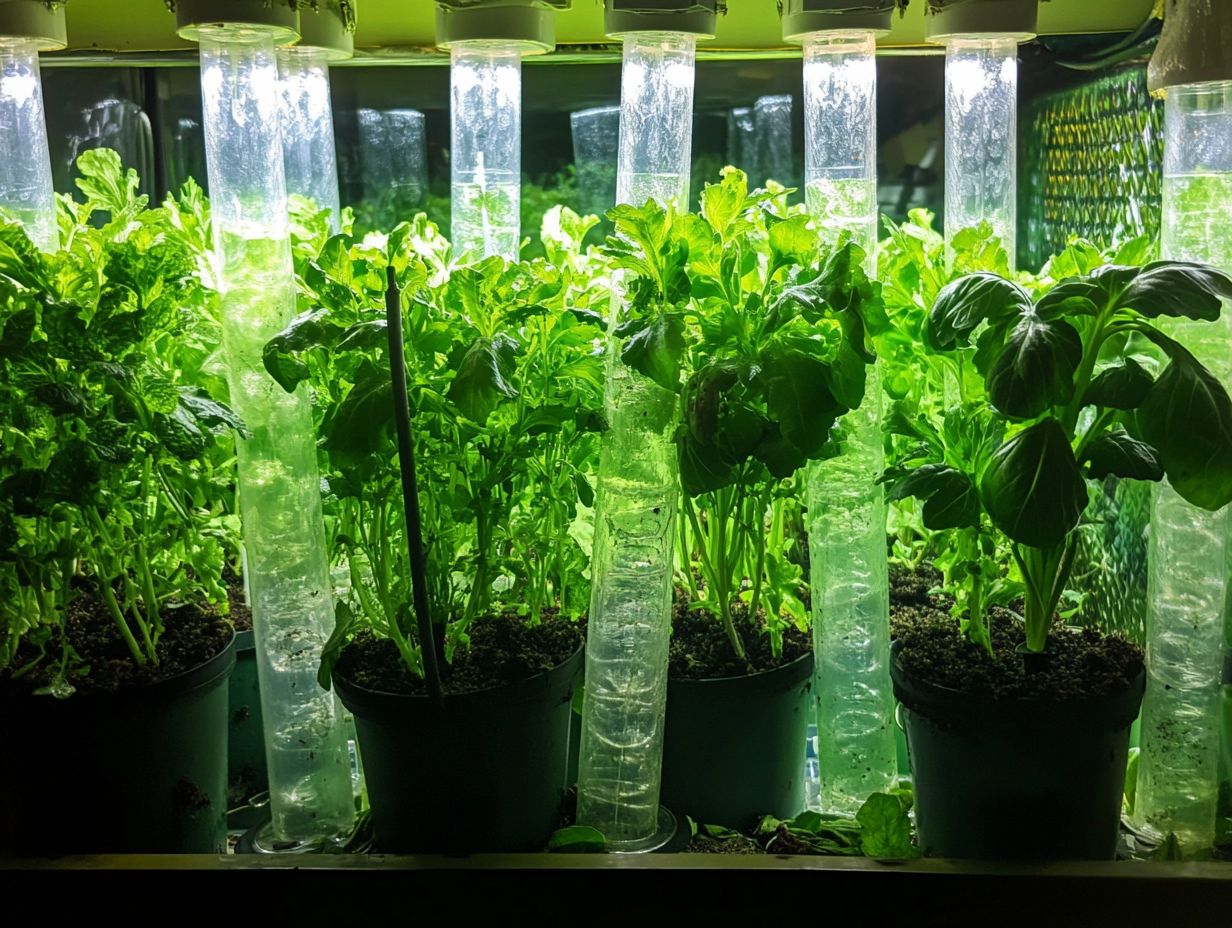 A visual representation of DIY nutrient solutions in hydroponics.