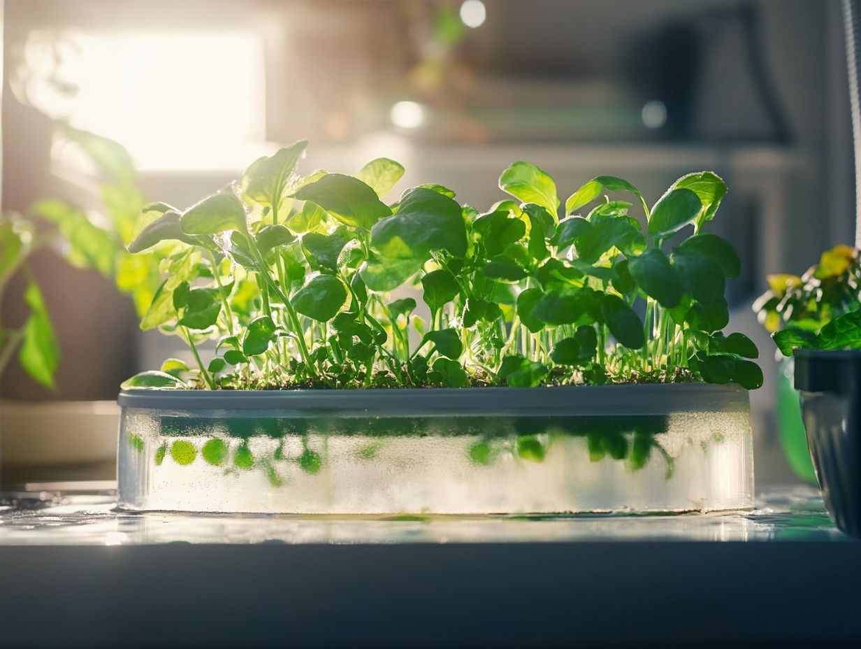 Different designs of passive hydroponic systems