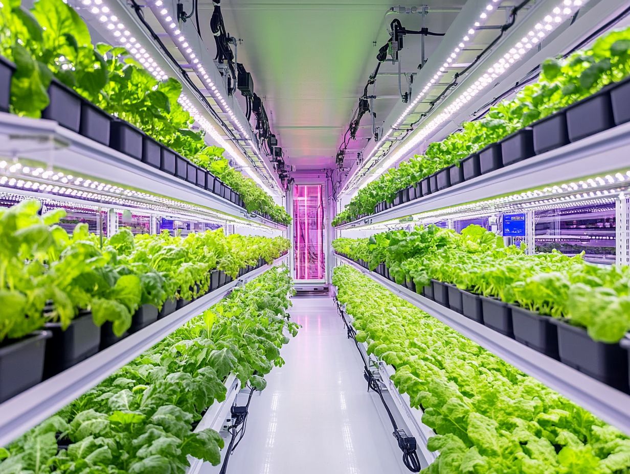 Infographic explaining the role of automation in hydroponics.