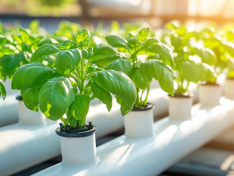 “Growing Basil: A Hydroponic Guide”