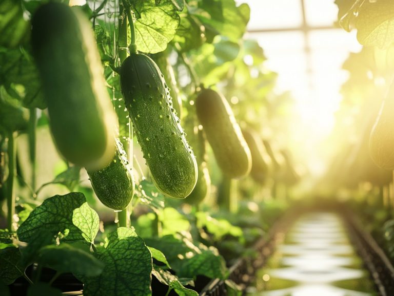 “Guide to Growing Hydroponic Cucumbers”