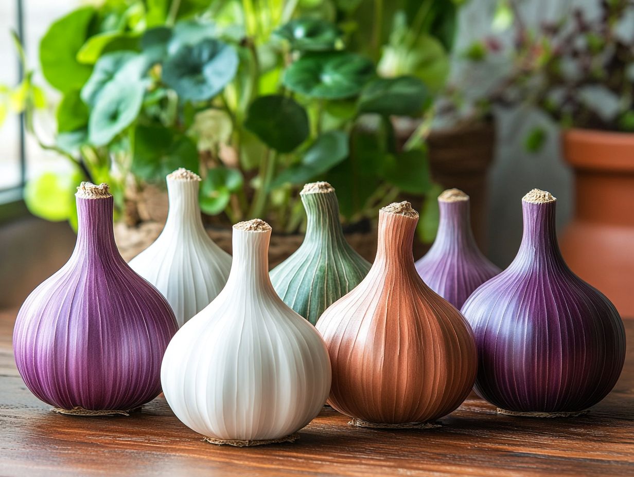 Popular Varieties of Hydroponic Garlic