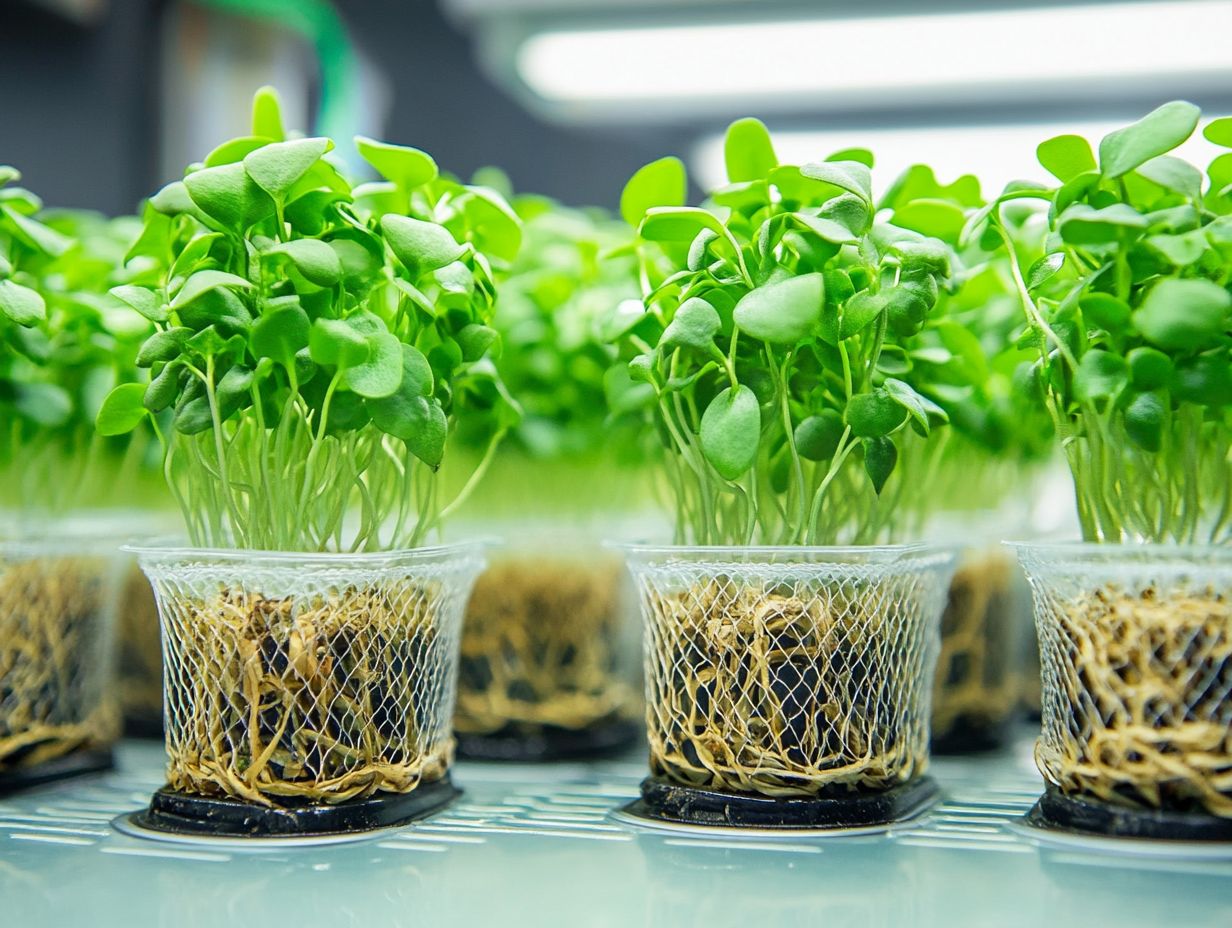 Image of materials needed for hydroponic cloning