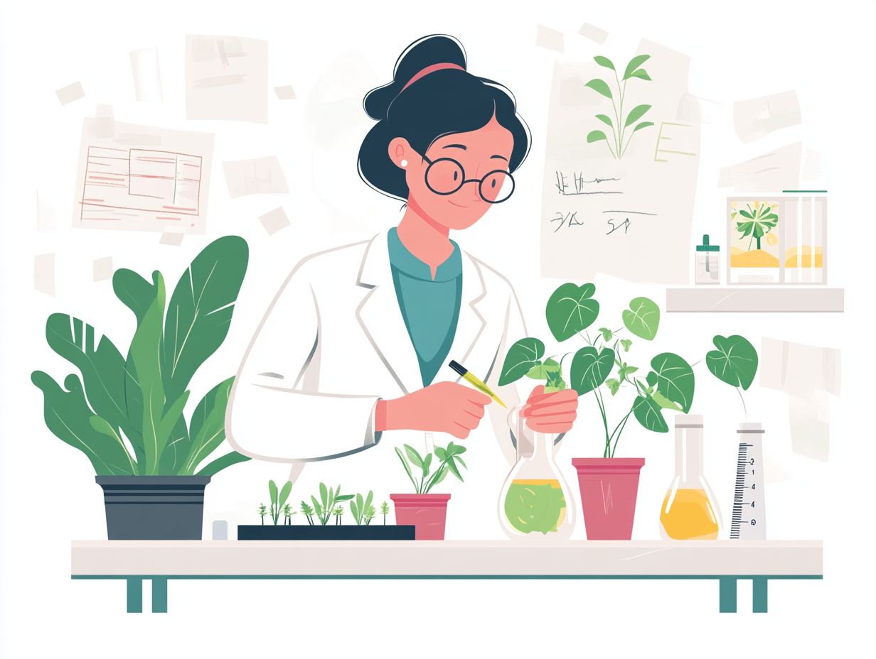 Image showing a hydroponic nutrient experiment setup