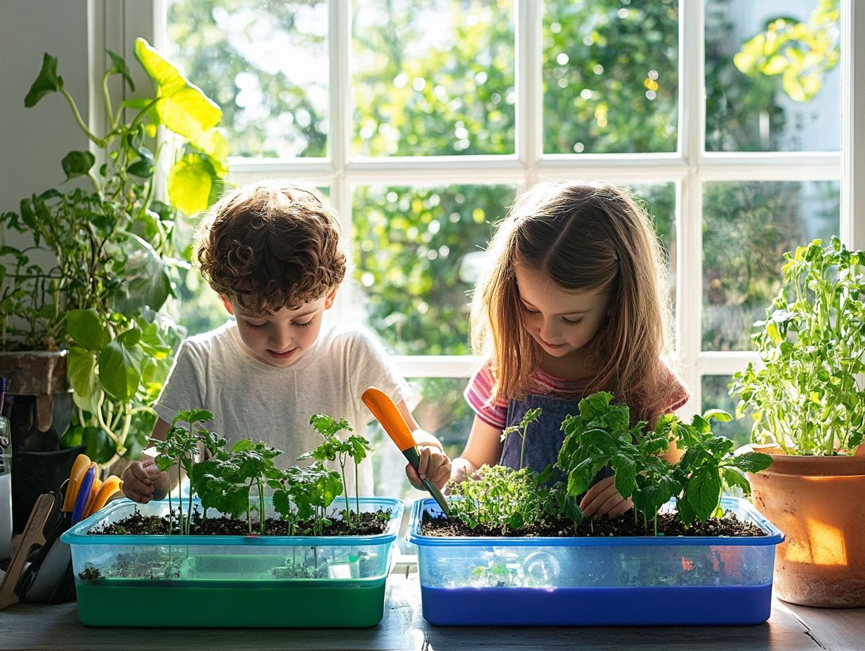 Setting up a Hydroponic Garden for Kids