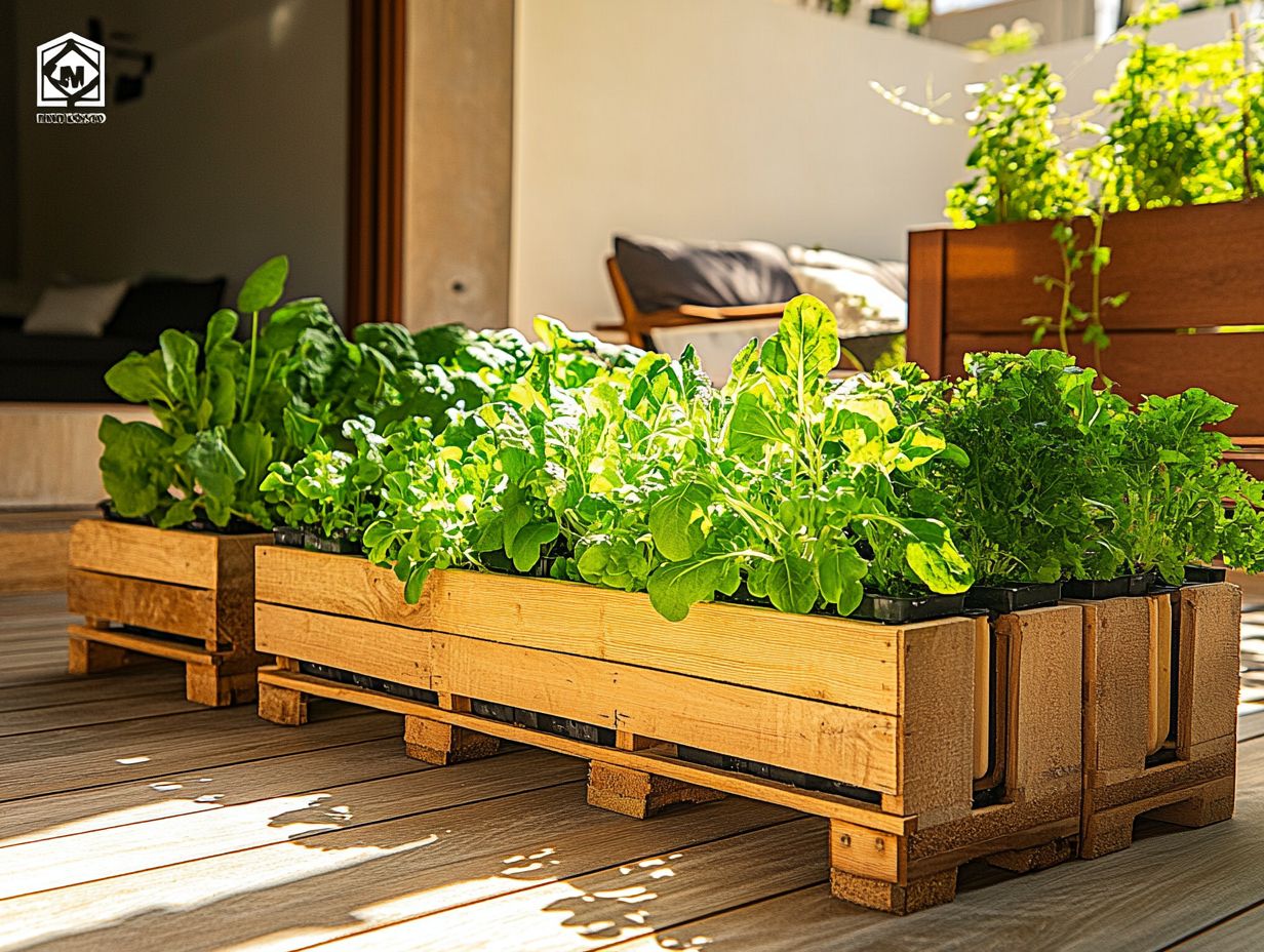 What are the benefits of creating a hydroponic garden using crates?