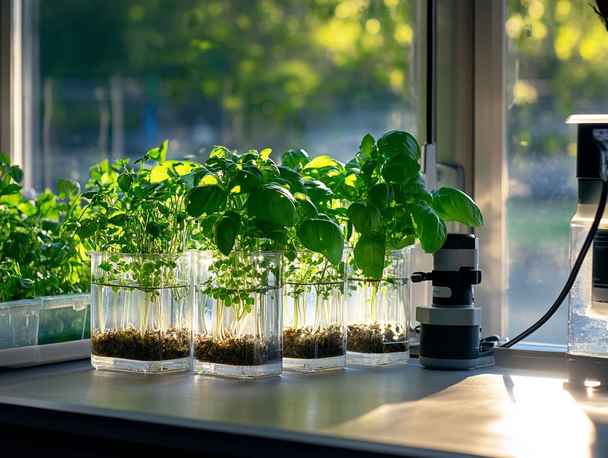 Setting Up a Hydroponic System for Herbs