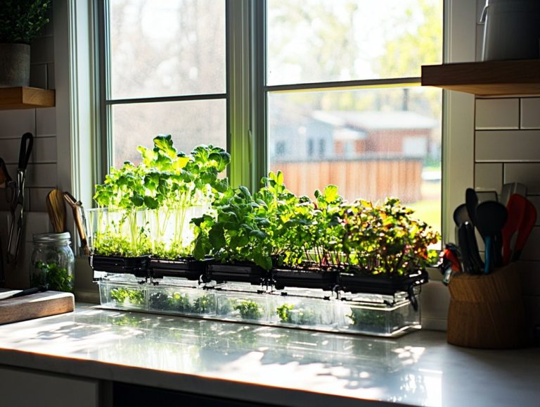 How to Create a Hydroponic Window Farm