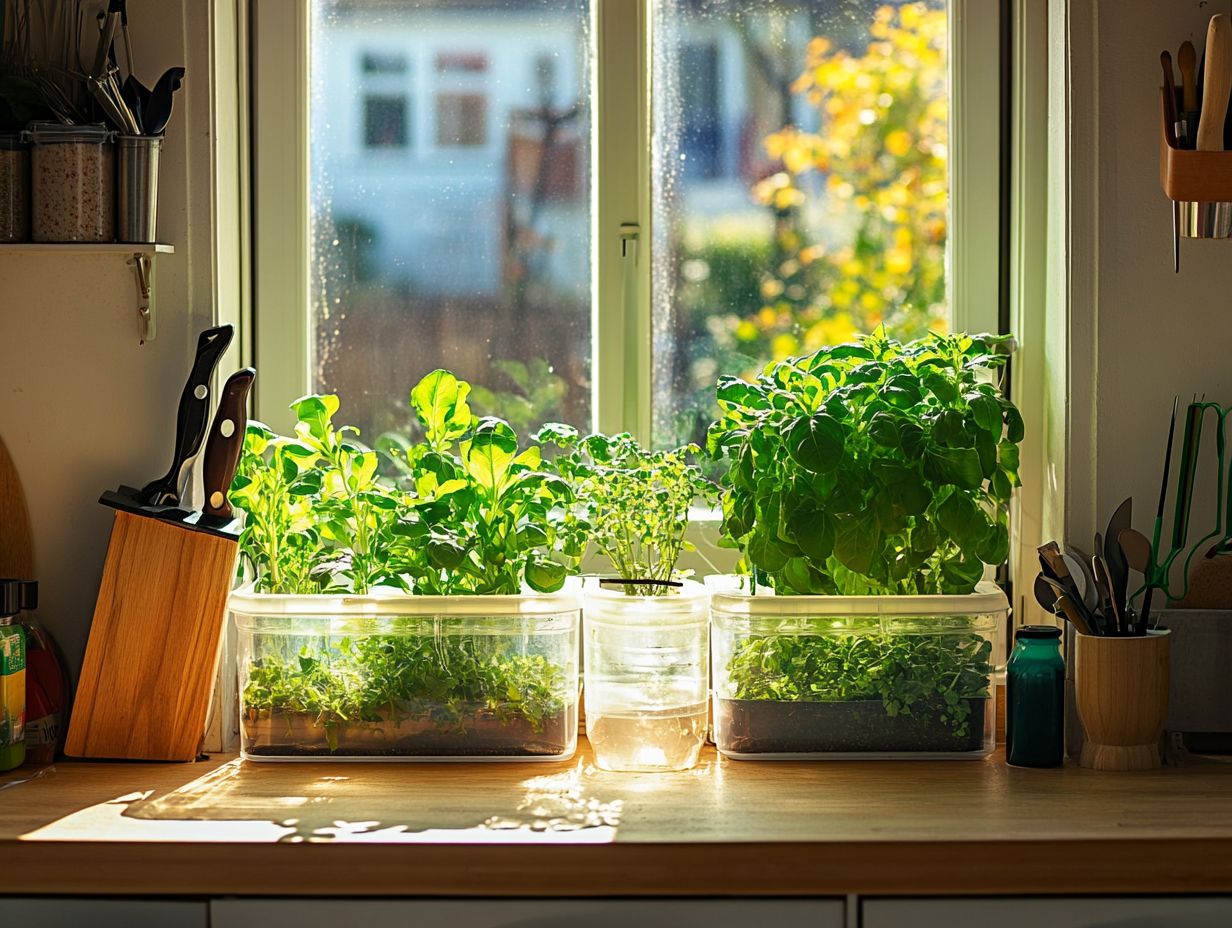 What materials do I need to create a hydroponic window farm?