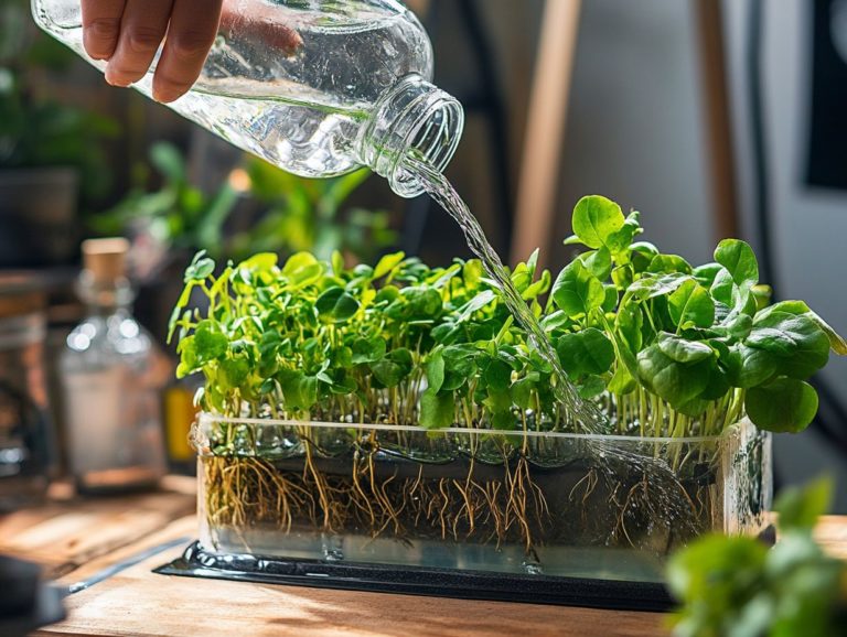 How to Deal with Hydroponic Water Changes