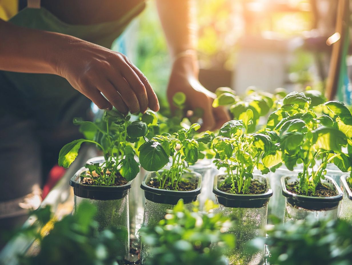 Diagram explaining hydroponic systems and their functioning.