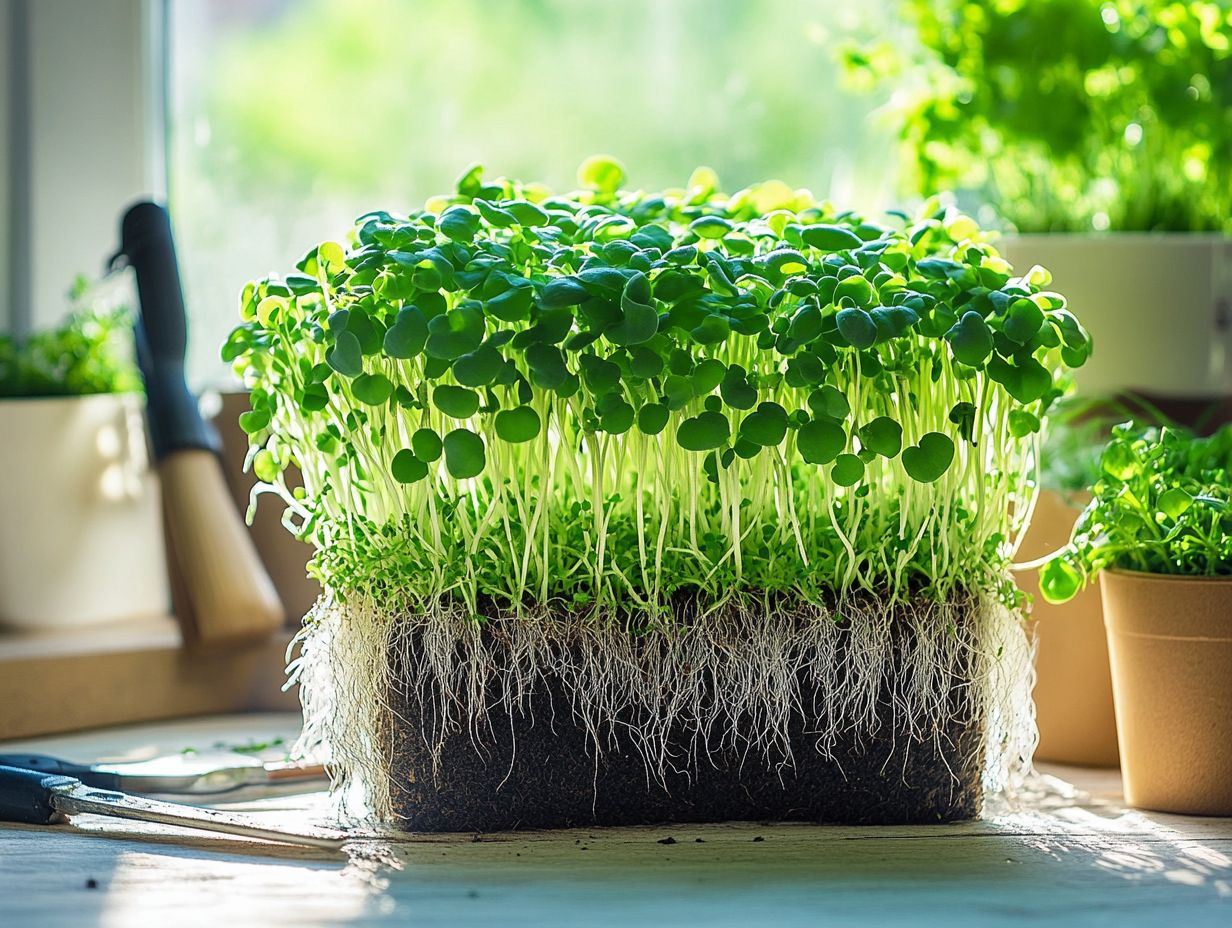 Microgreens Harvesting Techniques