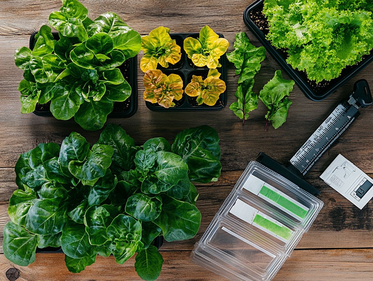 Identifying nutrient excess in hydroponics