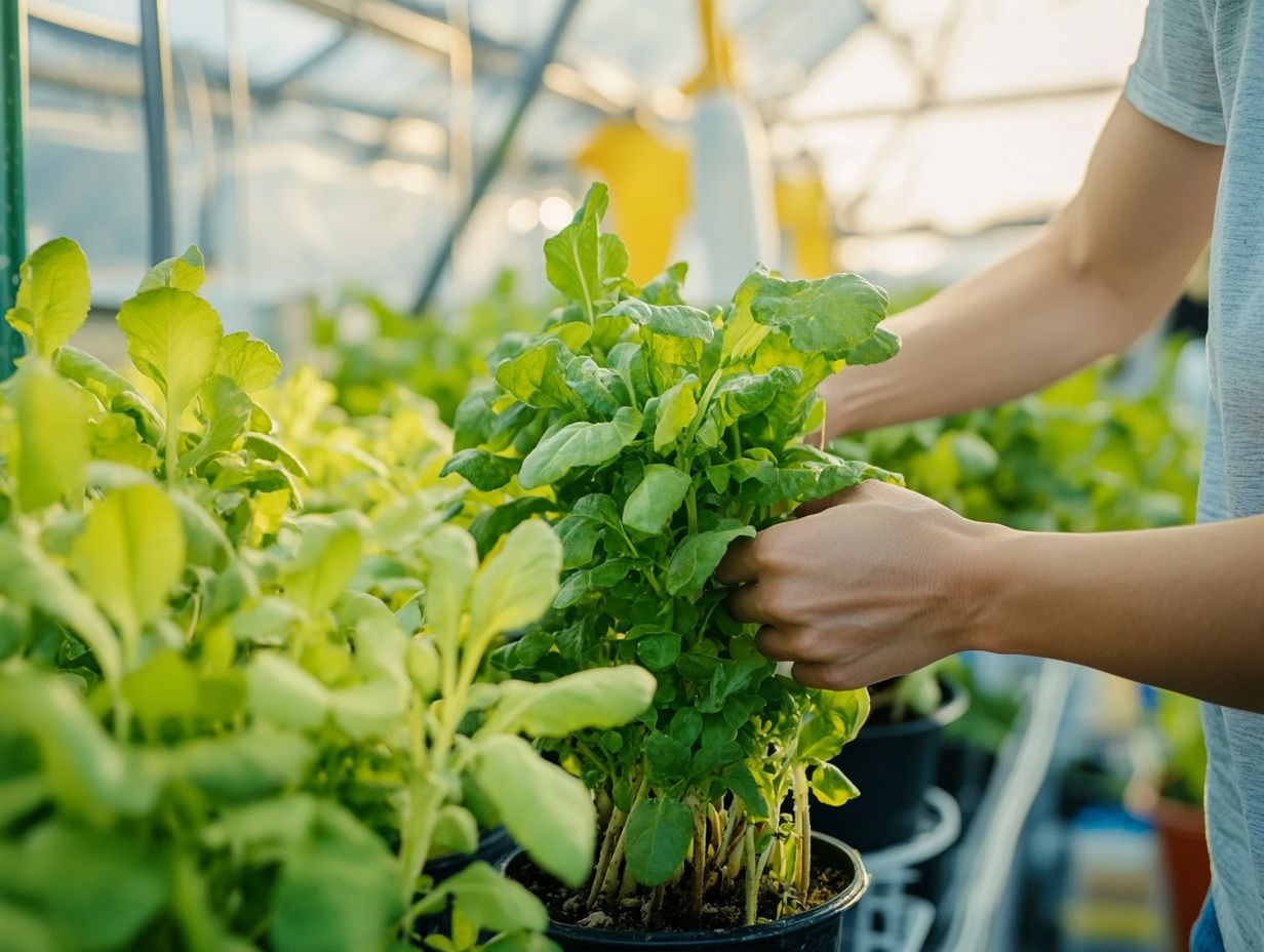 Illustration of key takeaways for managing stress factors in hydroponics