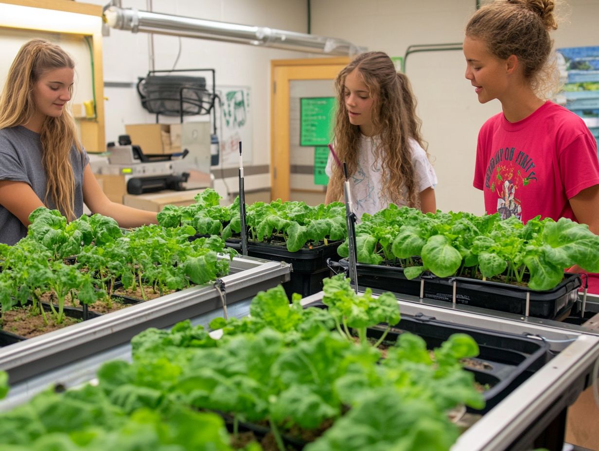 Setting up a Hydroponics System in Schools