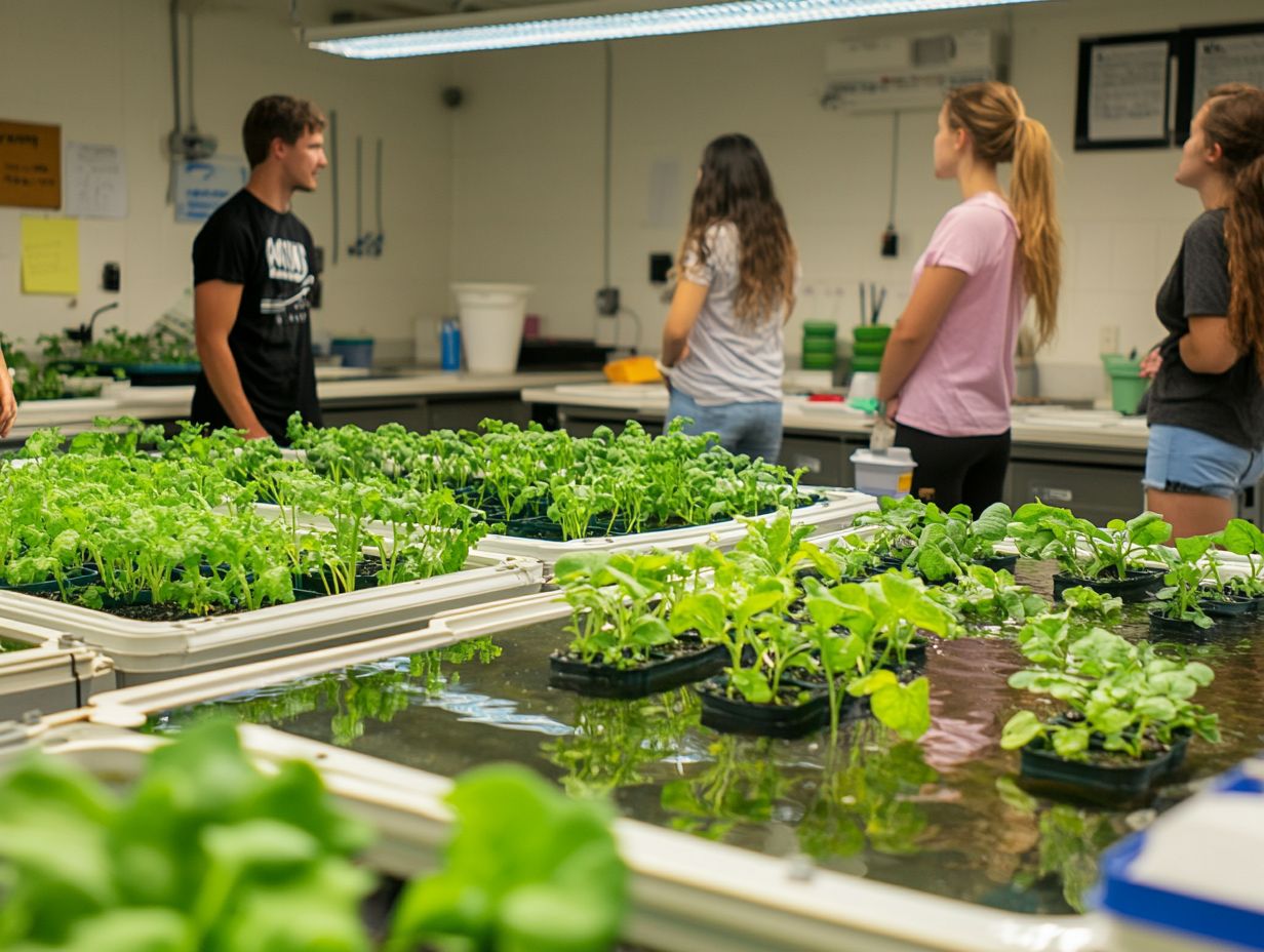 What is hydroponics and why is it beneficial for schools?