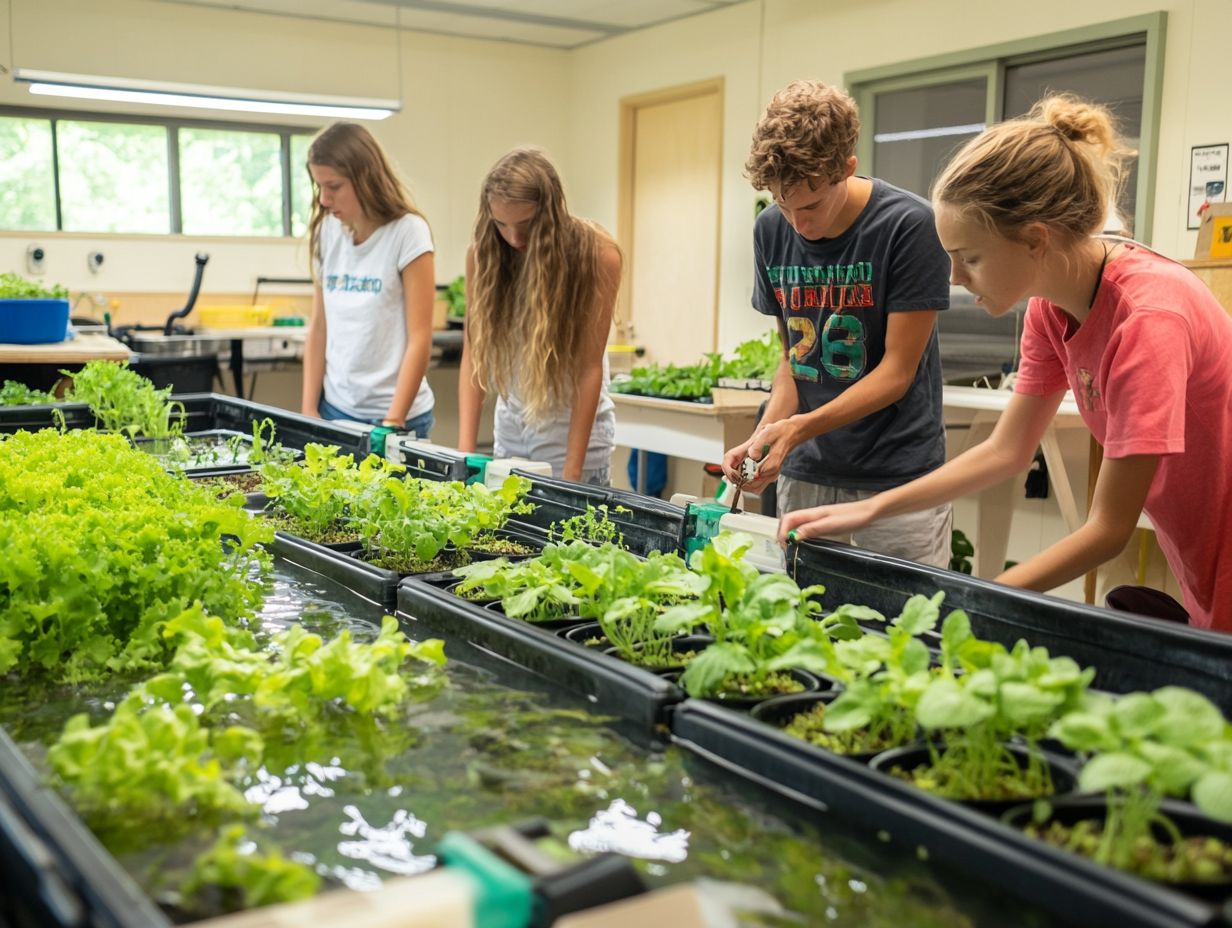 Challenges and Solutions for Implementing Hydroponics in Schools