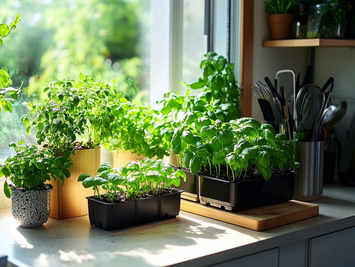 A person integrating hydroponics into their daily routine.