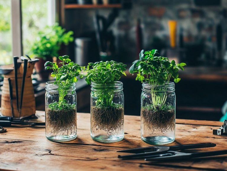 How to Make a Simple Hydroponic System with Jars