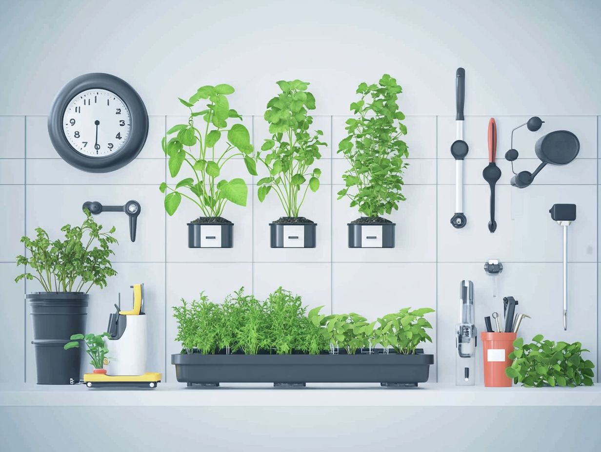 Visual Explanation of Hydroponic System Downtime