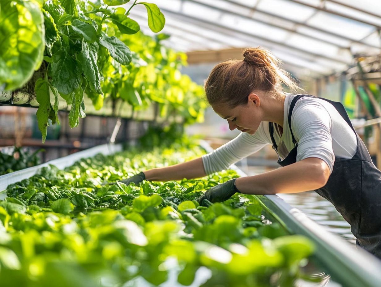 Lighting's effect on algae growth in hydroponics