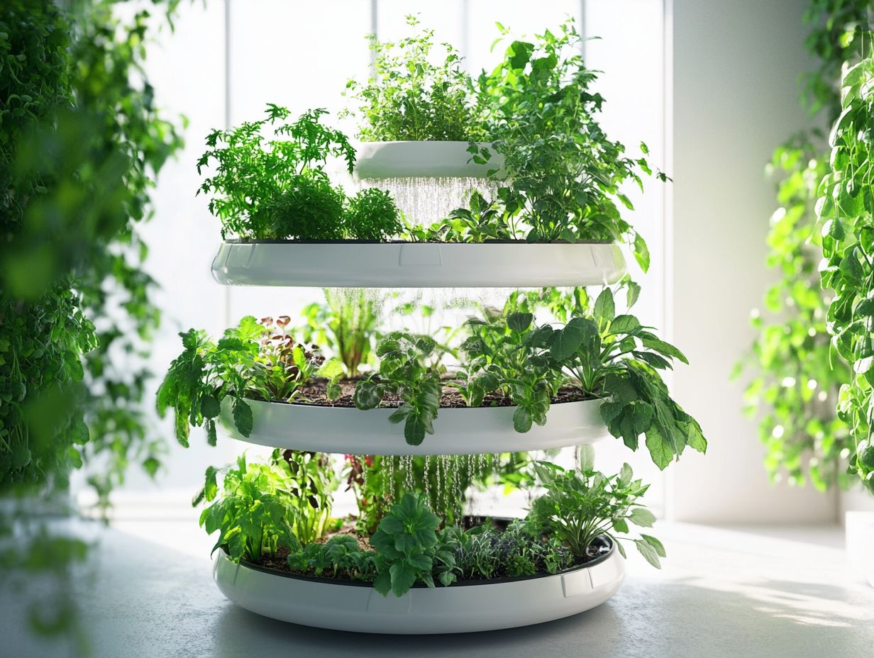 A person evaluating the space and resources necessary for scaling up a hydroponic garden