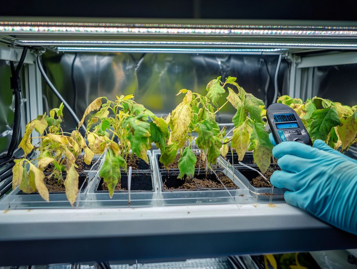 A visual guide to maintaining nutrient levels in hydroponic systems