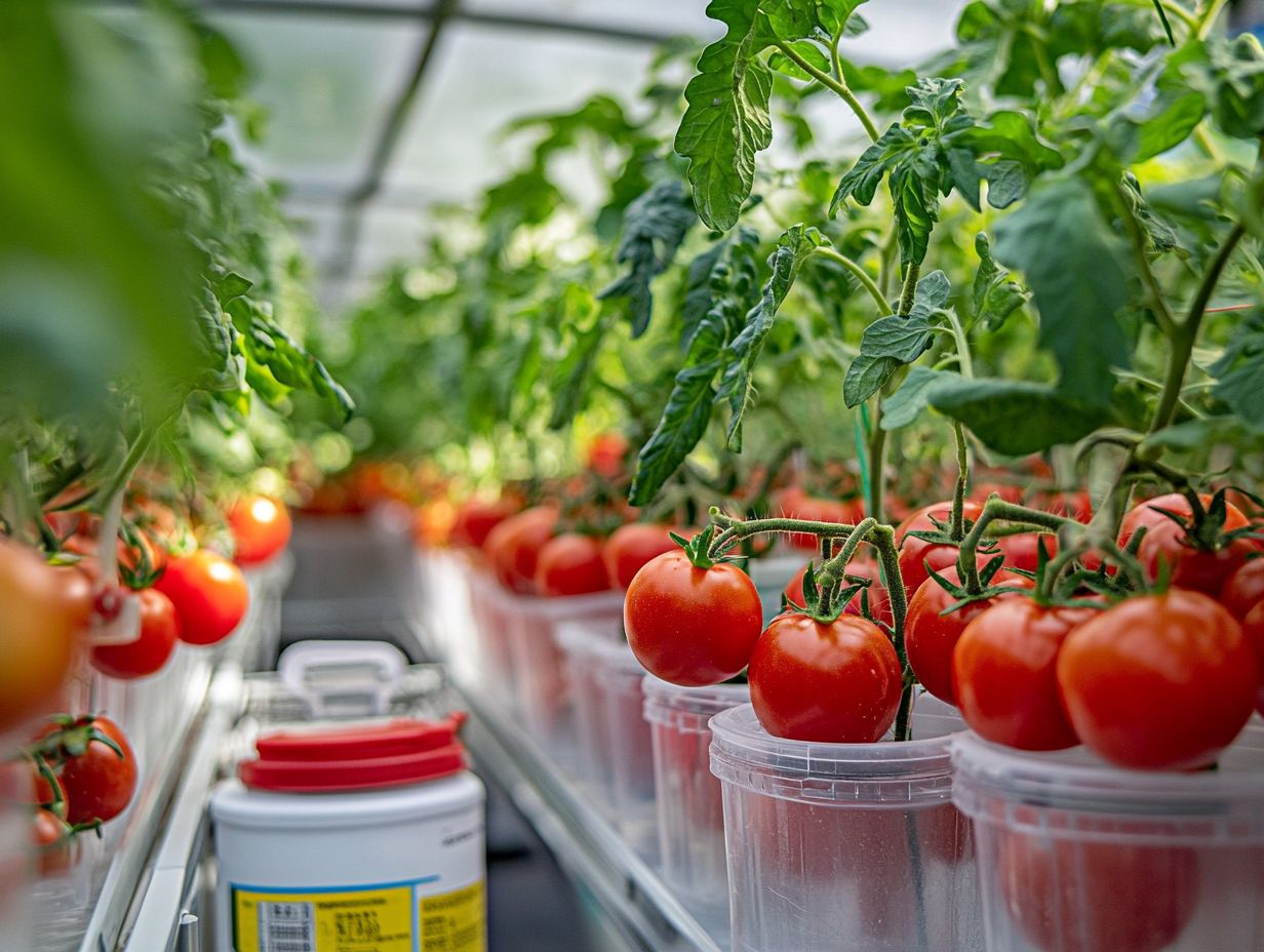 What nutrients are needed for hydroponic tomatoes?