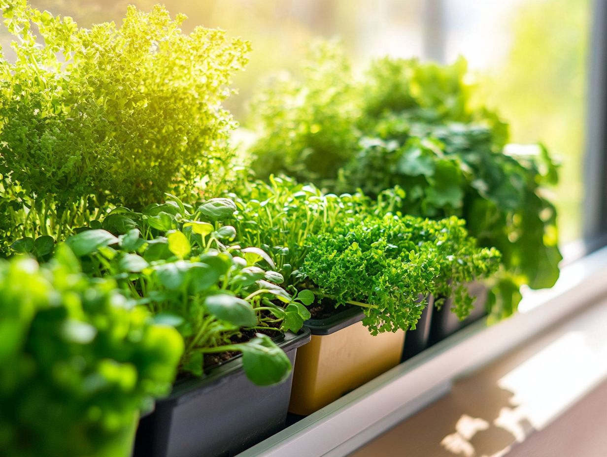 Image illustrating hydroponic varieties for small spaces