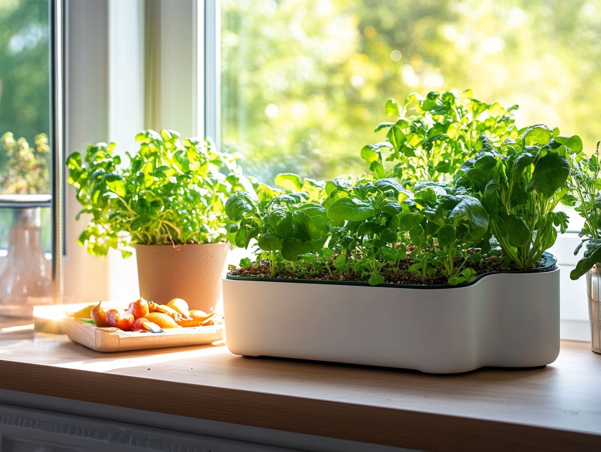 Diagram showing the relationship between lighting and nutrient requirements in hydroponic gardening.