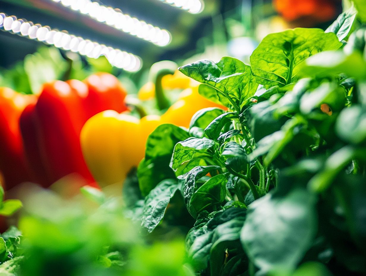 Colorful and nutritious hydroponic vegetables that boost your diet.